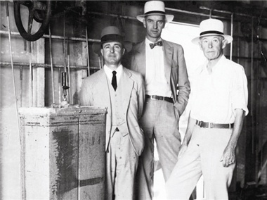 Pioneer leaders Harold Reed, Joeseph R. Jahraus, and Thomas A. Cummings